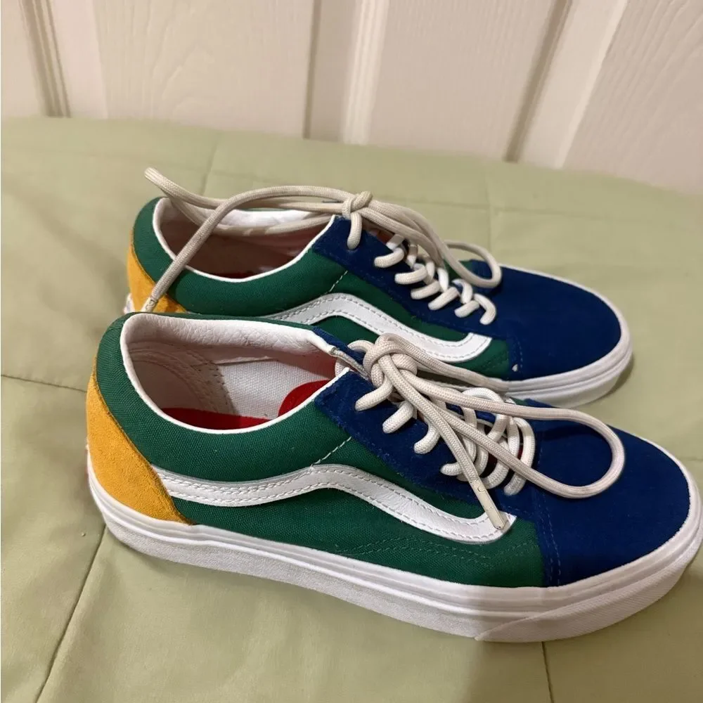 Vans Blue and Green Sneakers YACHT CLUB OLD SKOOL